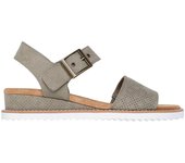 Skechers Bobs Desert Kiss - Serendipitous Sandalias con cuña para mujer caqui en sintético 83703