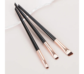 Karsyngirl 3pcs/set Blade Eyeliner Brush Eyebrow Brush Portable Flat Fine Eye Liner Brow Contour Makeup Brushes Makeup Tool