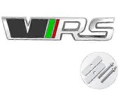 3d Metal Logo Vrs Badge Car Trunk Front Grill Emblem For Skoda Fabia 1 Mk1 Octavia 2 3 4 A7 A5 Superb Rs Vrs Sticker Accessories