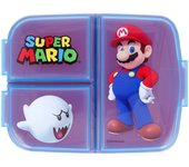 Stor Sandwichera con Compartimentos Fiambrera infantil para Colegio Guardería Varios Modelos, Barbie, Frozen, Bluey, Paw Patrol, Sonic, Stitch, Princesas, Spiderman, Dragon Ball, Minecraft, Pokemon