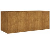 vidaXL Jardinera acero corten Dimensiones 40 x 41 x 40 cm,  80 x 40 x 40 cm,  120 x 40 x 40 cm y mas