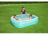 LILI HOME Piscina Inflable Rectangular 305x183x56 cm Y más medidas para elegir. Ofrece espacio más que suficiente para que toda la familia se refresque y se divierta durante los días calurosos. Las paredes laterales extragruesas ofrecen mayor resistencia