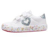 Osito OSSH 153007 Zapatilla Deportiva Velcro bebé niña (hasta talla 30) Blanco