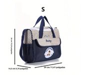 Lightweight Large capacity fashion waterproof cartoon bear One shoulder oblique span bag Mom bag portable mommy bag diaper bag