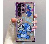 Cute Stitch Phone Case For Samsung S25 S24 S23 S22 S21 S20 FE Note20 Plus Ultra 4G 5G Anti Fall Airbag Cover