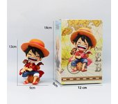 13cm Anime Figure One Piece Monkey D Luffy Roronoa Zoro Kawaii Toys Q Figural Nendoroid Car Decoration PVC Model Gift