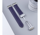 No Gaps Leather Band for Samsuang Galaxy Watch 6 5 4 40 44mm 20 22mm Magnetic Buckle Strap for Galaxy Watch 6 4 classic 43 47mm
