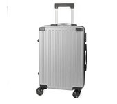 DAM Juego de 3 maletas Trolley, en material ligero ABS de alta resistencia con esquinas reforzadas. Cerradura numérica y 4 ruedas dobles extraíbles y giratorias 360°.  36,5x21,5x57,5Cm