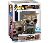 Figura Pop Marvel Guardianes De La Galaxia Rocket Exclusive-Figura de Vinilo Coleccionable - Idea de Regalo- Mercancia Oficial - Juguetes para Niños y Adultos - Movies Fans - Muñeco para Coleccionistas y Exposición