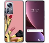 Funda Silicona para Xiaomi 12 Pro 5G diseño Brochas Dibujos