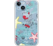 Funda original compatible con Iphone 14 Pluscon diseño de Bob Esponja Estrellitas