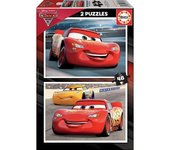 PUZZLE CARS 3 2X48-PIEZAS EDUCA BORRAS Raíz EDADES EDAD DE 3 A 6 AÑOS Todos los juguetes PUZZLES NIÑOS
