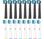 Toothbrush Head Compatible with Oral b Braun Electric Toothbrush, Precision Replacement Brush Heads for Pro Smart Genius, Effici