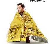 Hypothermia rescue first aid kit camp keep foil mylar lifesave warm heat bushcraft outdoor thermal dry emergent blanket survive
