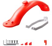 Scooter Mudguard Kit for Xiaomi Mijia M365 M187 Pro Electric Scooter Tire Splash Fender with Rear Taillight Support Bracket