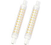 15*118mm regulable blanco natural, blanco cálido, blanco frío LED r7s refrigeración de cerámica r7s bombilla de luz de inundación iluminación de 360 ​​grados (2 uds)