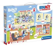 Bluey Edukit 4 en 1 con puzzles y juego de Clementoni 18320
