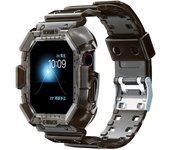 Tpu case+strap For Apple Watch Band 45mm 41mm 44mm 40mm 42mm 38mm TPU Transparent Watchband For Iwatch Series 3 4 5 6 SE 7 cover