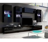 Conjunto de salón Providence B121 , Muebles.es, Aglomerado laminado, Con mesa de tv, 300 x 43cm