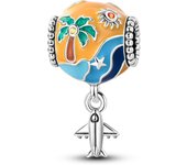 Ocean Charms Trendy 100% 925 Silver Dolphin Crab Boat Beach Beads Fit Pan Original Bracelets DIY Thoughtful Fine Jewelry Gifts