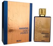 EAU DE PARFUM ARABE MANASIK AMBER OUD BLEU MEN 100ML-----PERFUME ARABE PARA HOMBRE----PERFUME TOP VENTAS
