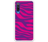 Funda compatible con Xiaomi Mi9 SE - Animal Print Zebra Rosa Lila