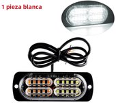 Truck Car Police 20 LED Strobe Warning Lights Side Marker Emergency Signal Lamp 12V 24V Flashing Light Amber White Red Blue