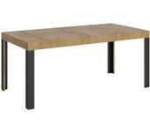 Mesa extensible 90x118/284 cm Roble Nature Line Estructura Anthracita