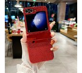 Z Flip6 Electroplate Glitter Diamond Hinge 2in1 Phone Case for Samsung Galaxy Zflip5 Z Flip 6 5 4 3 Flip4 Shiny Shockproof Cover