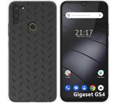 Funda Silicona para Gigaset GS4 diseño Metal Dibujos