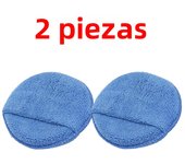 1/2/3pcs 5-inch Round Car Care Microfiber Pocket Sponge Auto Wax Applicator Pad Car Detailing Hand Polishing Pad Car Polish