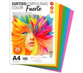 Cartulina de Colores, Cartulina A4 Colores Intensos, Hojas de Colores 180gr para Manualidades, Imprimir tus Documentos y Diseños Creativos, Folios de Colores A4 · m-office (100 hojas, Verde claro pastel)
