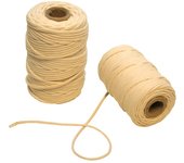 Toolland Hilo de Algodón Trenzado Blanco Puro 2mm X 100m para Herramientas Manuales