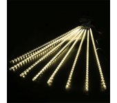 LED Meteor Shower Rain Lights Waterproof Falling Raindrop Fairy String Light for Christmas Holiday Party Patio Decor 30CM
