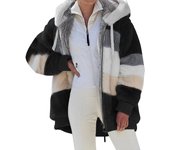 Abrigo de las mujeres chaqueta con capucha chaqueta de Invierno Fashion Caliente con capucha pullover chaquetas Cremallera Chaqueta de sweatshirt chaqueta de flota
