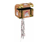 Boland,Piñata cofre tesoro pirata 30 x 26 cm, Piñatas mejicanas romper