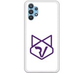 Funda original compatible con Samsung Galaxy A32 - Real Valladolid Trazo Lila