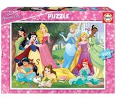 Educa - Puzzle de 500 Piezas para Adultos | Princesas Disney. Incluye Pegamento Fix Puzzle. Medida una Vez montado: 46 x 34 cm. A Partir de 11 años