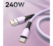 NNBILI 240W USB C Fast Charging Data USB Cable Type C Power Wire 3.1 For Huawei Honor Oneplus Realme Samsung USB A To C Cable