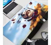 Gaming Mouse Pad League of Legends Teemo Computer Mousepad 90x40 Playmat Natural Rubber Office Carpet Computer Mice Pad For LOL