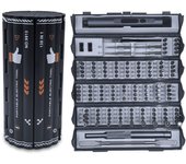 128 in 1 Precision Screwdriver Kit with Magnetic Flexible Shaft Professional Repair Tool for PC iPhone Watch Camera Glasses