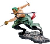 One Piece Action Figure Three-Knife Fighting Skill Roronoa Zoro Anime Model Decorations PVC Toy Gift