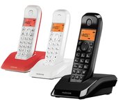 Telefono fijo motorola inalambrico s1203 trio