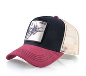 K Baseball Caps Men Snapback Hip Hop Trucker Cap With Embroidery Bull Patch Four Seasons Breathable Mesh Trucker Hat For Women
