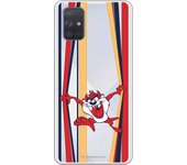 Funda original compatible con Samsung Galaxy A71 - Taz Franjas verticales