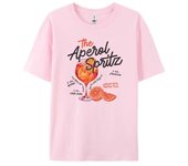 Cotton Women's T-Shirts The Aperol Spritz Retro Cocktail Printing Tee Shirts Comfortable Soft O-Neck Loose Tees Female Clothes