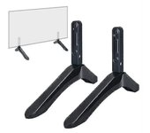 piezas soporte universal para TV compatible con TV LCD Samsung Vizio Sony de 32-65 pulgadas no compatible con TV Lg soporte de mesa para televisión negro