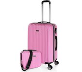 Itaca - Maletas De Viaje Medianas - Maleta Mediana 4 Ruedas - Maletas Medianas De Material ABS Resistentes Y Ligeras - Maleta De Viaje 20Kg, 65Cm - Maleta Viaje Rígida Con Candado De Combinación T71560B