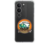 Funda Silicona Antigolpes para Vivo V29 5G diseño Adventure Dibujos