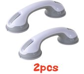2PCS Shower Grab Bars Toilet Non-slip Support Handle Bathroom Safety Grab Rod Handles  Elderly Child Vacuum Suction Cup Handrail
